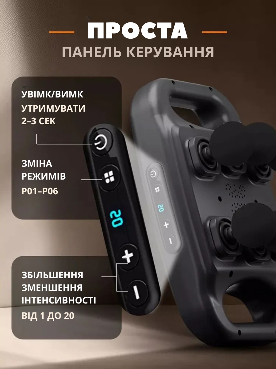 Багатофункціональний масажер 