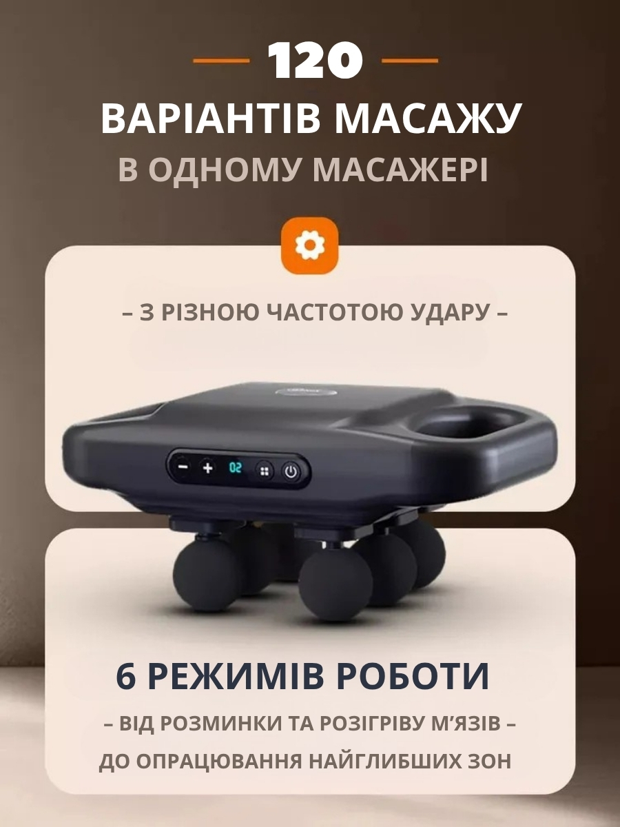 Багатофункціональний масажер 